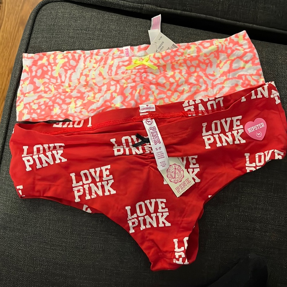 Pink Victoria Secret Cheeky panties (size S)